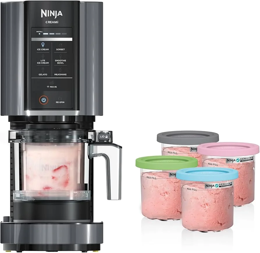 71wMUze-7-L._AC_UF8941000_QL80_ Ninja® CREAMi® 7-in-1 Ice Cream Maker and 2 Extra Pints Bundle - Image 1