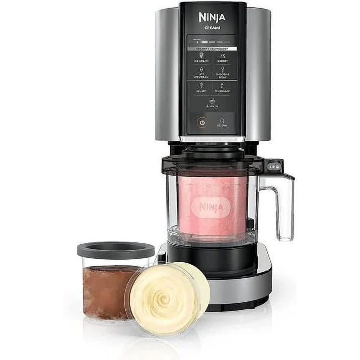 Ninja-CREAMi-NC301-Ice-Cream-Maker-2-One-Pint-Containers-Included_5e11de61-48c5-47cb-a45a-9a3f9be45789.7b673d7493216de3da82f4f5ef2e15ac NC301 CREAMi Ice Cream Maker - Image 1