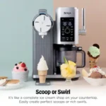 Ninja Swirl™ by CREAMi® Soft Serve & Ice Cream Machine and 2 Extra Pints Bundle - Image 4